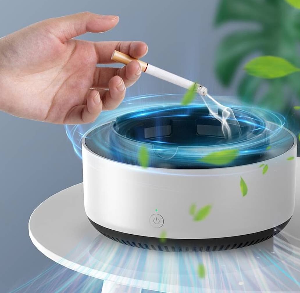 Cendrier Aspirateur de Fumée - Purificateur d'Air | inov-house